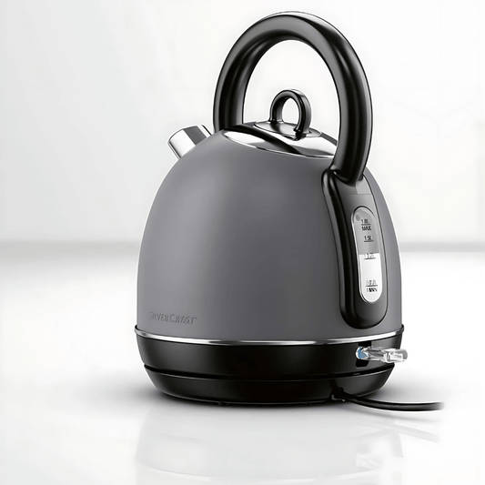 Silvercrest Retro Electric Kettle with 360° rotating base and 1.8L capacity