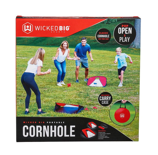 Wicked Big Sports 3ft x 2ft collapsible vinyl cornhole outdoor lawn game