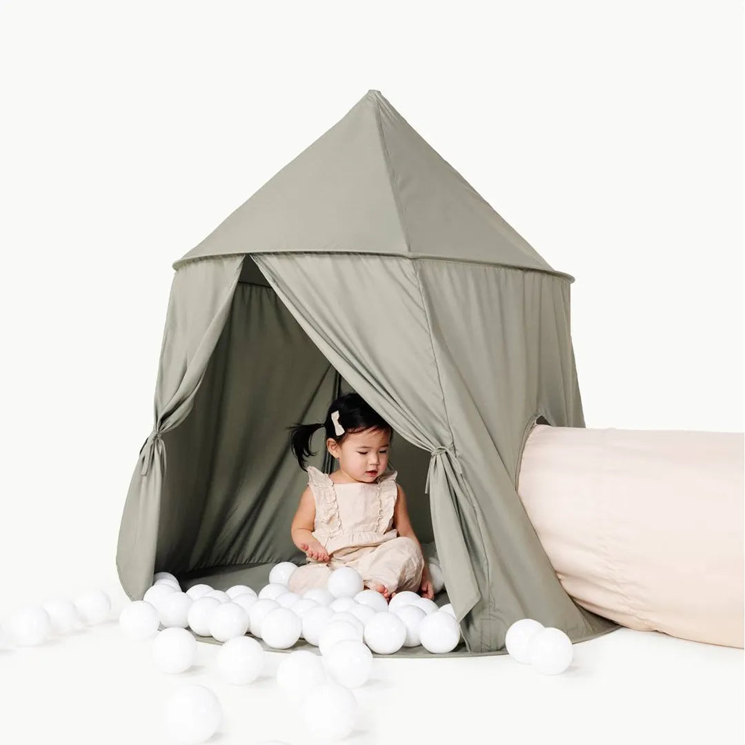 Rollic Playroom Bundle Tent Tunnel and Ball Pit - Cream