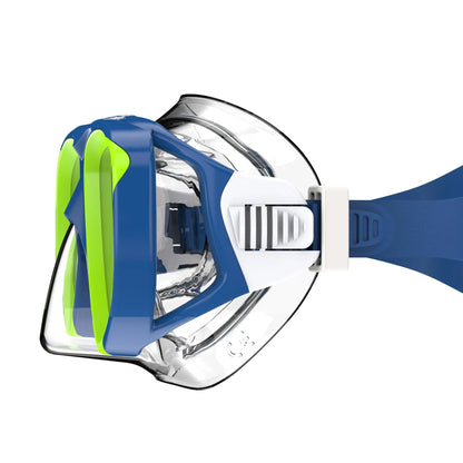 Speedo Junior Reefscout Mask & Snorkel Set - Blue/Green