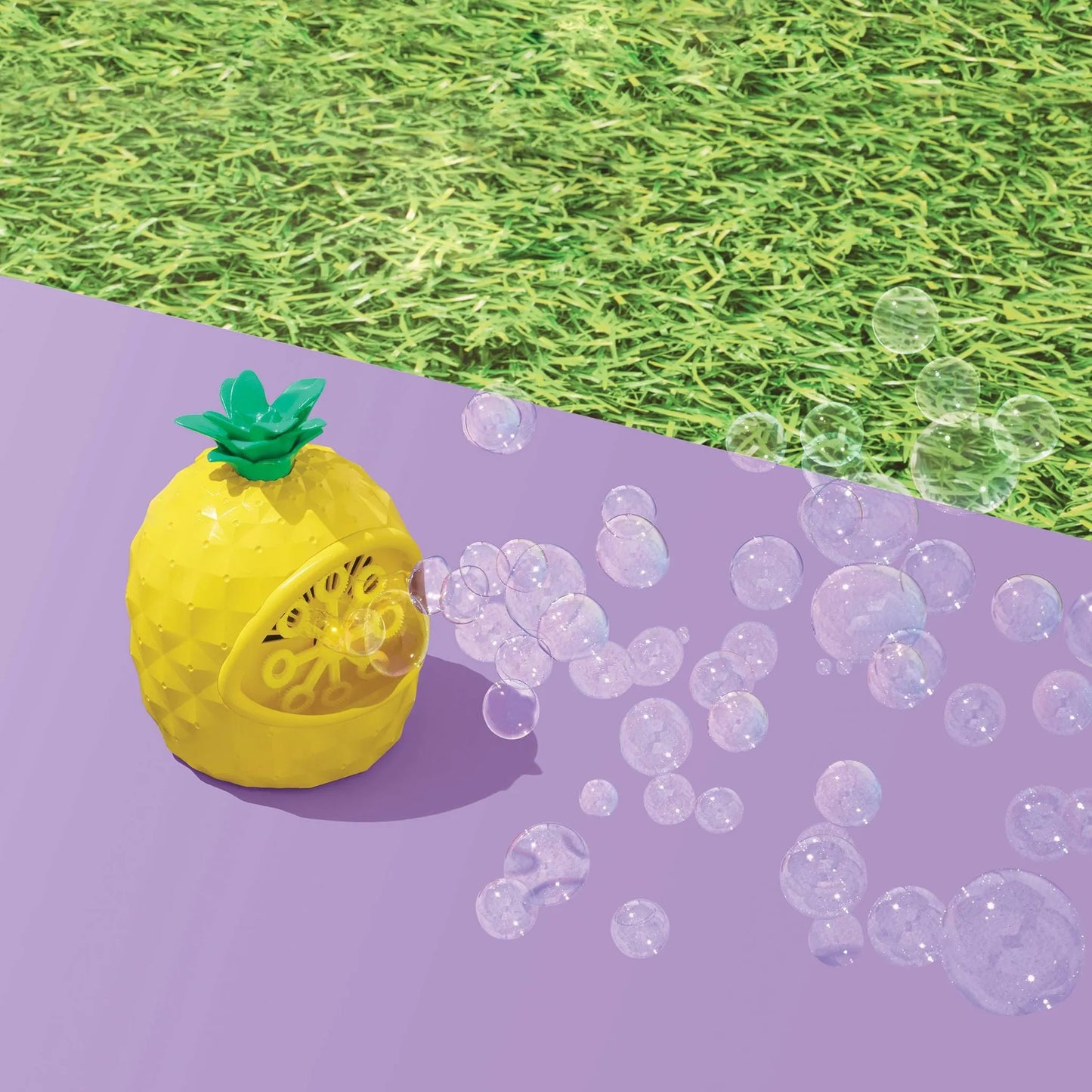 Sun Squad Pineapple Bubble Maker Plastic Toy