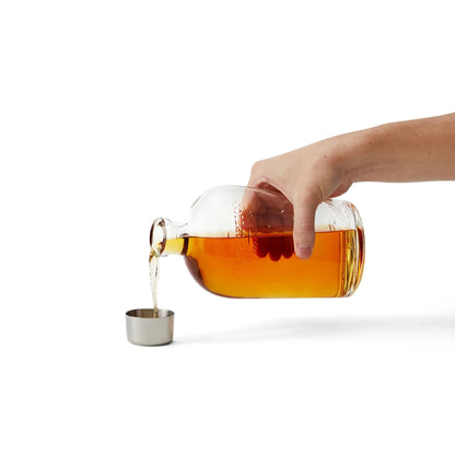 Houdini Glass Cocktail Shaker with Integrated Strainer