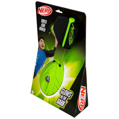 NERF Vortex Glow in the Dark Football - Green