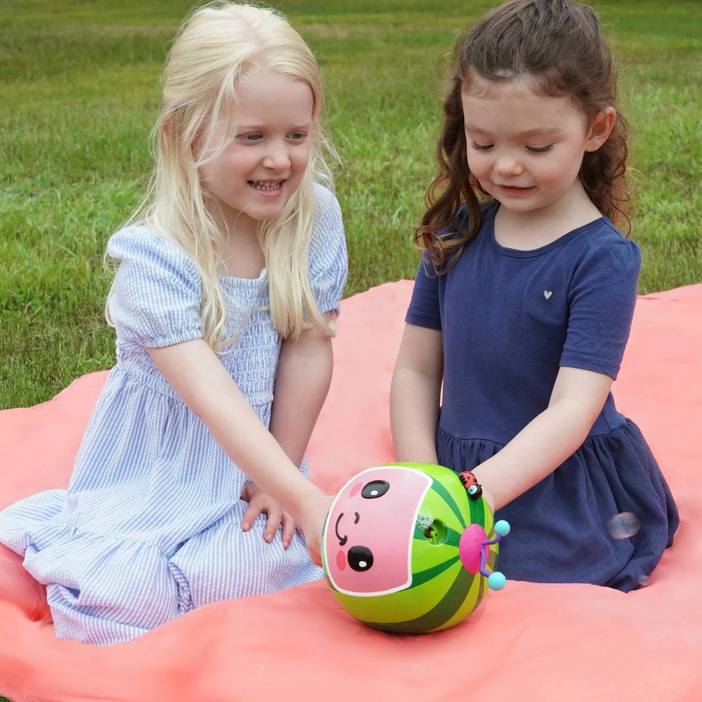 Cocomelon No-Spill Musical Bubble Machine with Song
