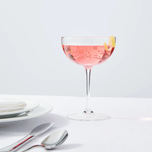 Threshold 4-Pack Glass Entertaining Cocktail Coupe Glasses