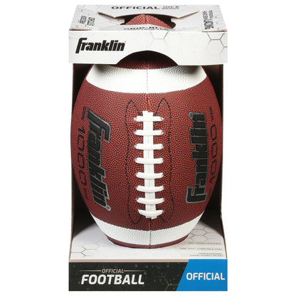 Franklin Sports All-Weather Synthetic Leather Football