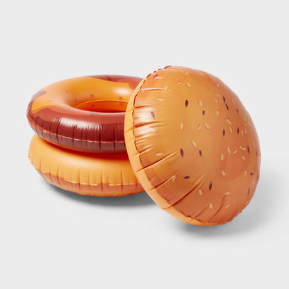 Sun Squad Burger Float - Novelty Pool Toy