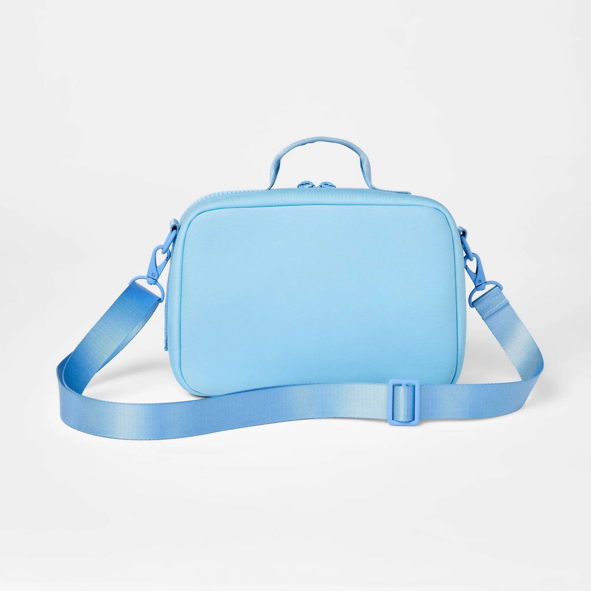 All in motion Powder Blue Faux Neoprene Lunch Tote