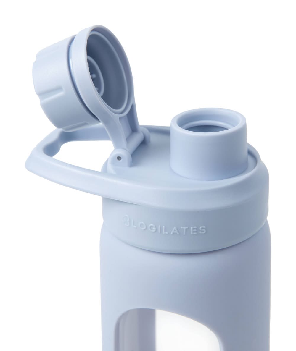Blogilates Glass Protein Shaker Bottle with Silicone Sleeve