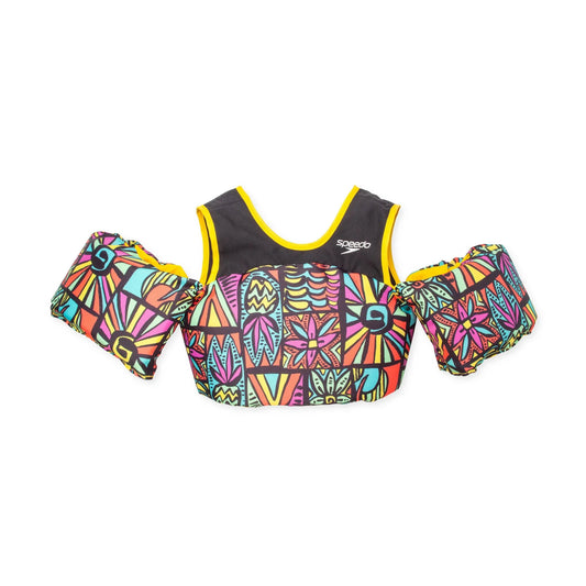 Speedo Kids’ Splash Jammer Vest with secure shoulder straps and flexible fit