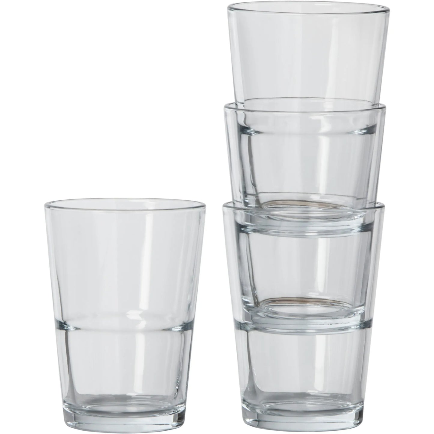 Threshold Designed w/Studio McGee Glass Stackable Tumblers Set of 6