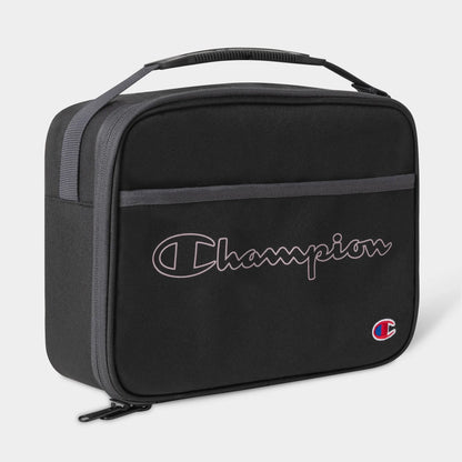 Champion Lunch Kit with Tray in Black/Pink
