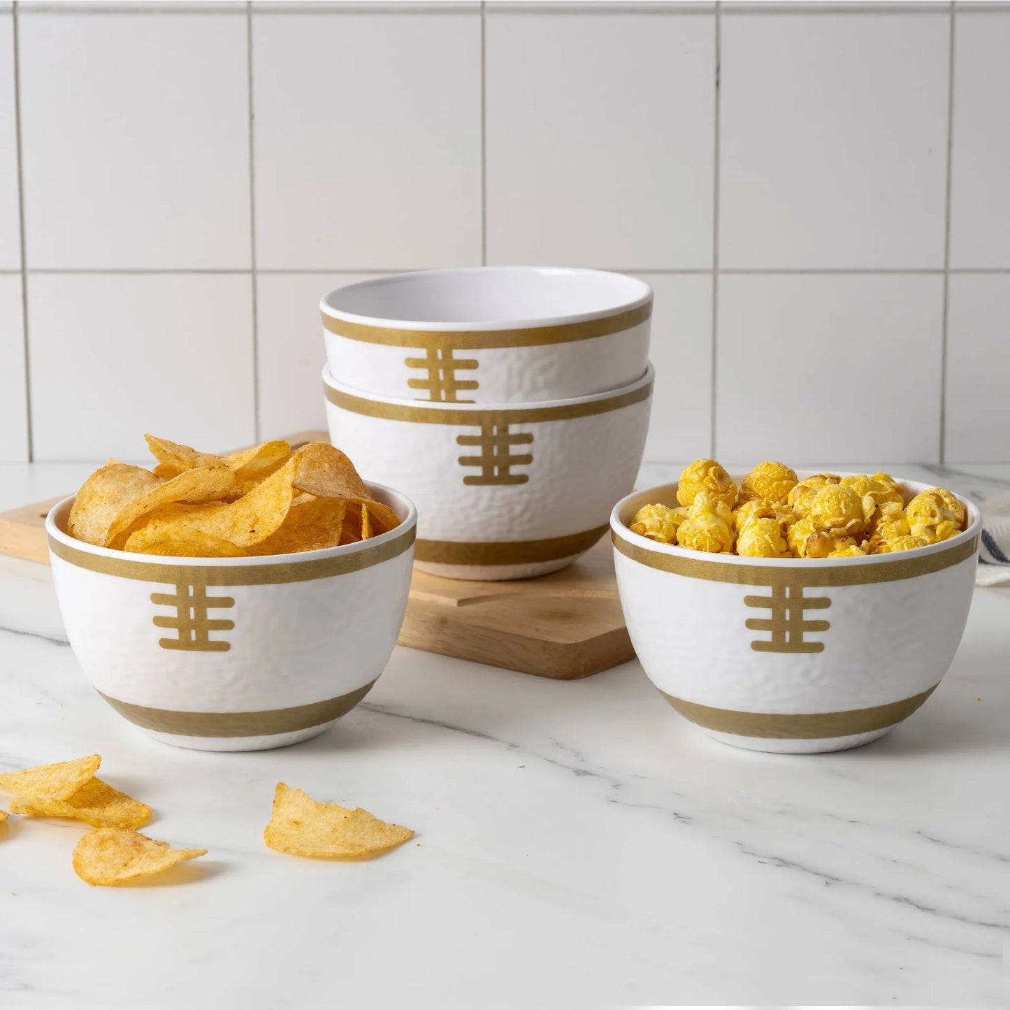 Cook with Color Football Mini Bowls Set