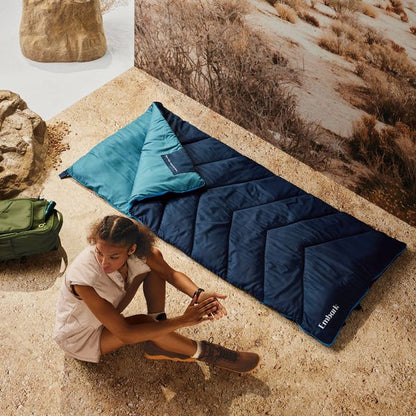 Embark Adult Sleeping Bag 40 Degree Blue/Aqua