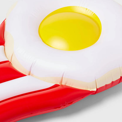 Sun Squad Egg and Bacon Novelty Pool Float