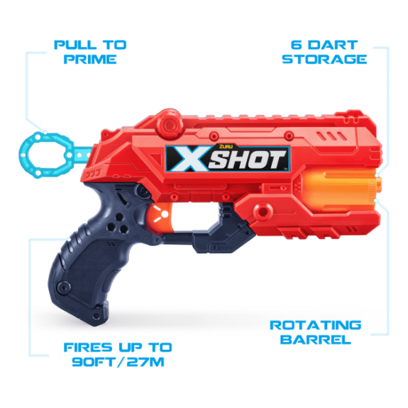 Zuru X-Shot Excel Reflex 6 Dart Blaster