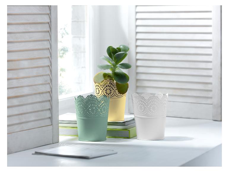LIVARNO HOME Metal Planter with Powder Coating