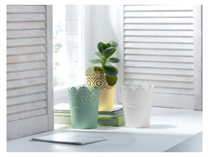 LIVARNO HOME Metal Planter with Powder Coating