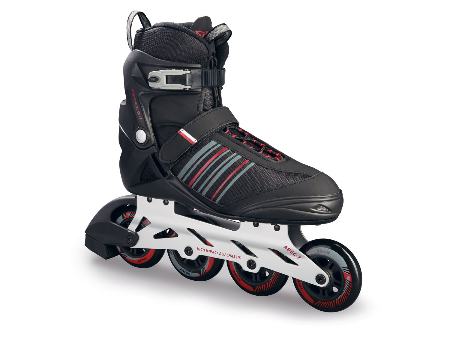 Crivit men's inline skates with a sleek design, available in sizes 42-45