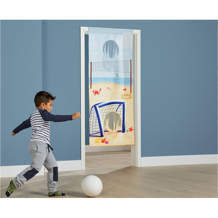 Playtive Beach Ball Door Game with a beachball toss and circus door game