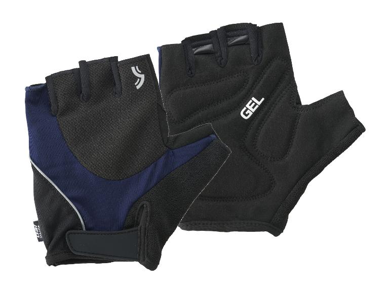CRIVIT Reflective Cycling Gloves with Gel and Sponge