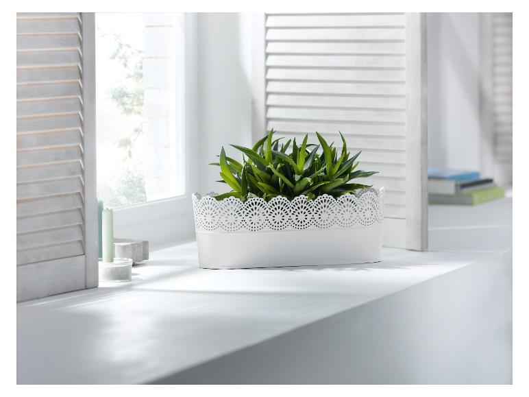 LIVARNO HOME Metal Planter with Powder Coating