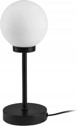 Livarno Home Large Black Glass LED Table Lamp with a sleek design