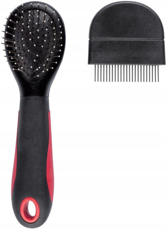 Zoofari Pet Grooming Brush Set with two brushes for dogs and cats