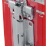 Blue zinc-plated bolt lock with self-adjusting nut