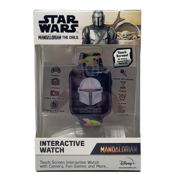New Mandalorian Interactive Touch Screen Watch by Disney with a variety of features