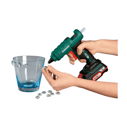 European House Hold Parkside Cordless Glue Gun with Ergonomic Grip