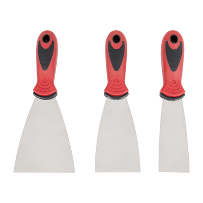 European House Hold 3-Piece Stainless Steel Spatula Set