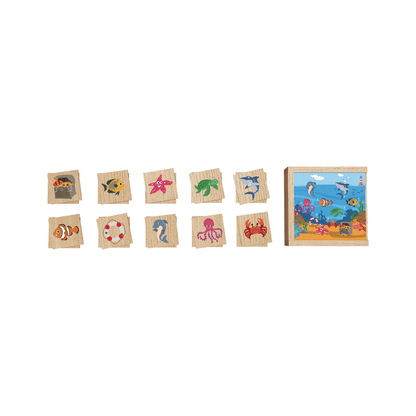 EUROPEAN HOUSE HOLD Playtive Wooden Memory Game by EUROPEAN HOUSE HOLD