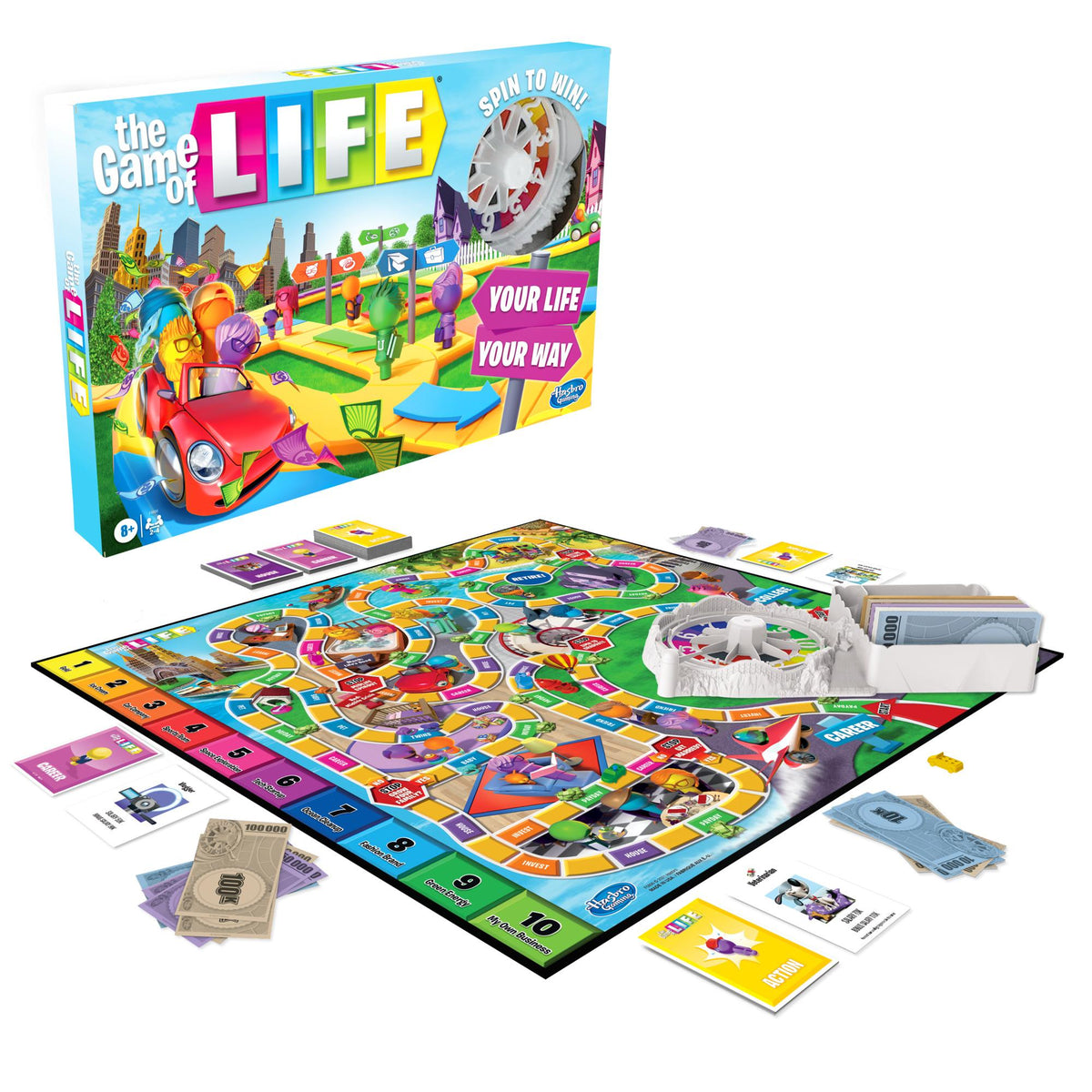 Hasbro Gaming The Game of Life Family Board Game