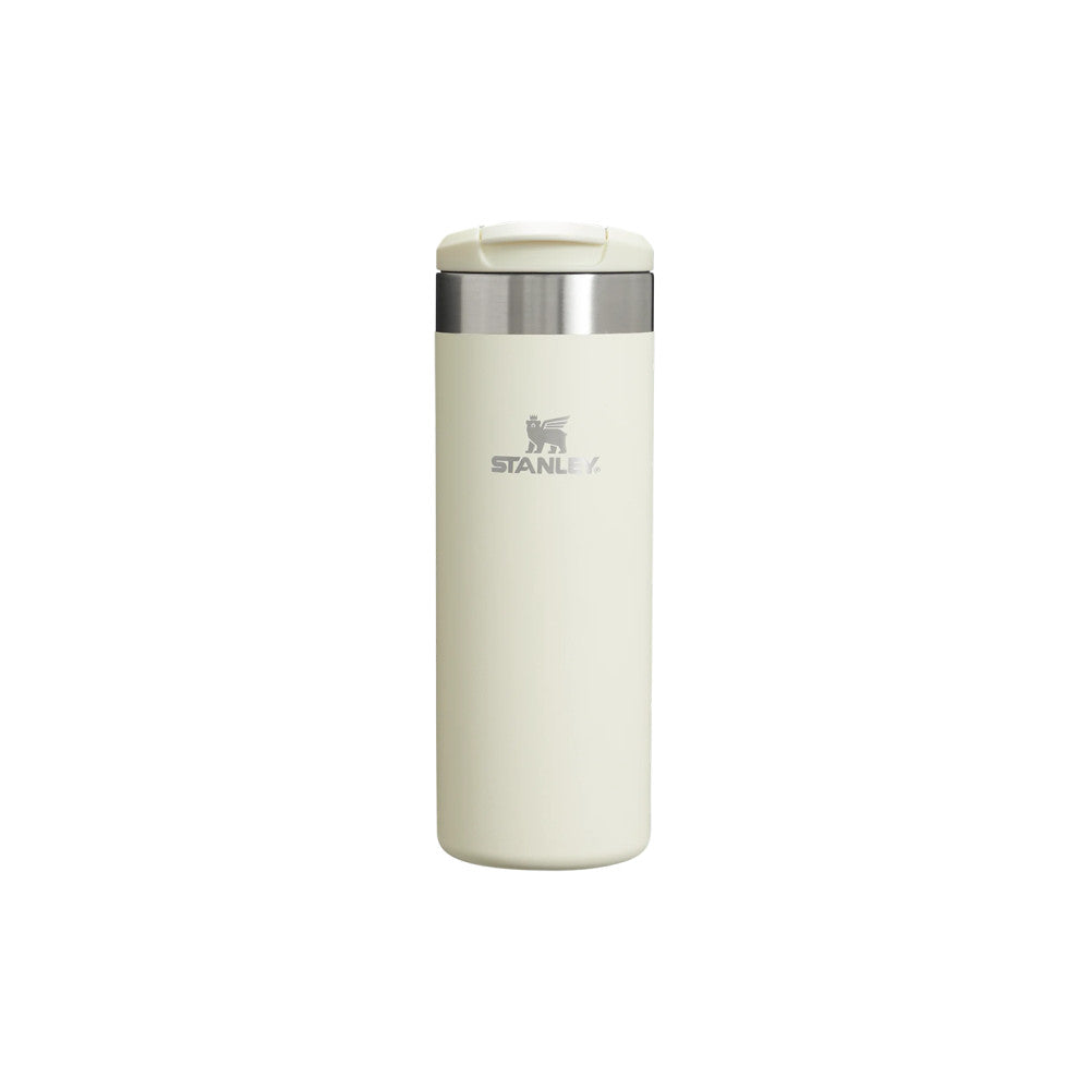 Stanley Aerolight Transit Cream Thermal Mug with locking, drink-through lid