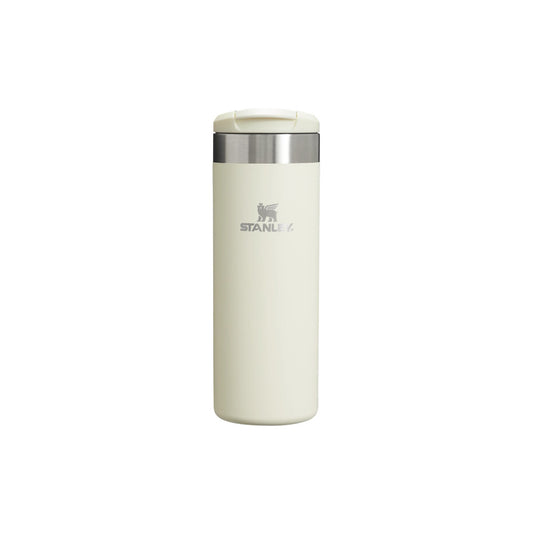 Stanley Aerolight Transit Cream Thermal Mug with locking, drink-through lid