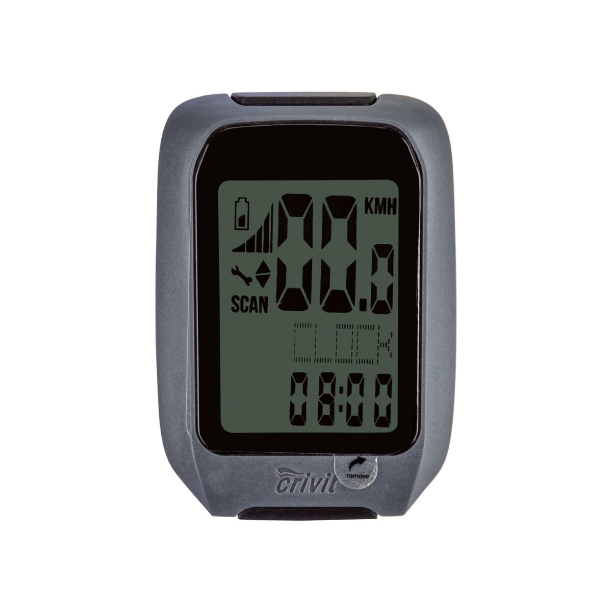 Crivit wireless bicycle computer with CO2 emission display and various sensors