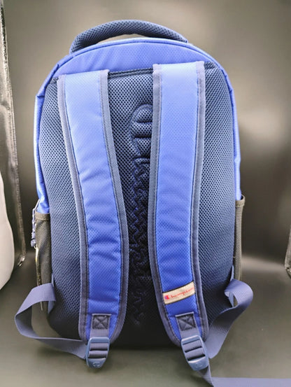 Champion Youth Blue Logo Backpack with Padded Straps