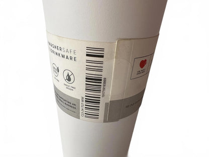 Simple Modern Classic 24 Oz White Water Bottle with Straw