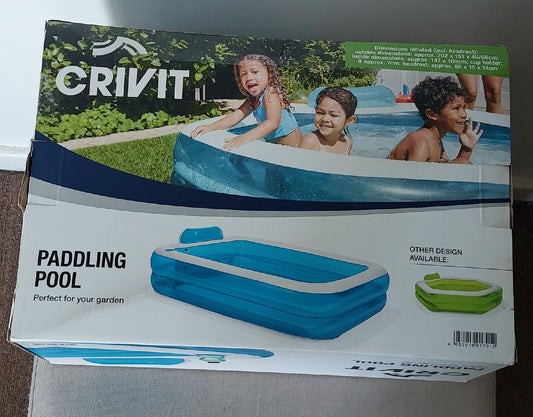 Crivit outdoor paddling pool, perfect for summer relaxation and fun