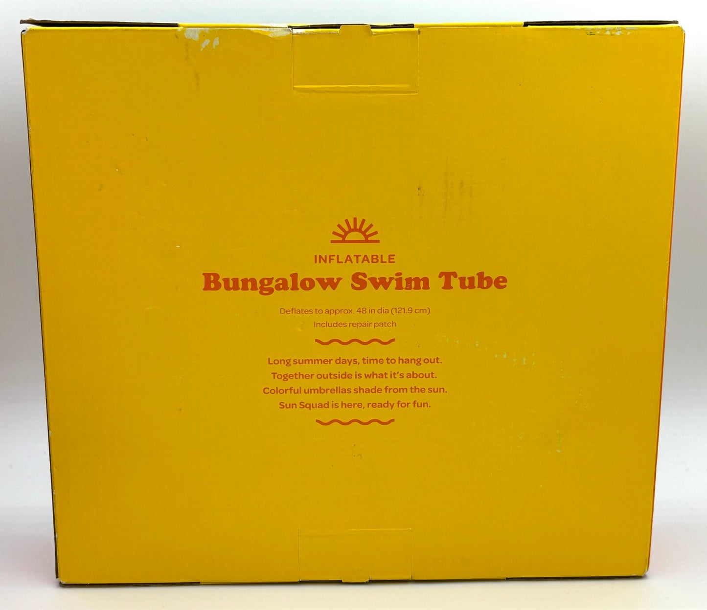 Sun Squad Blue White Stripe Swim Tube Bungalow