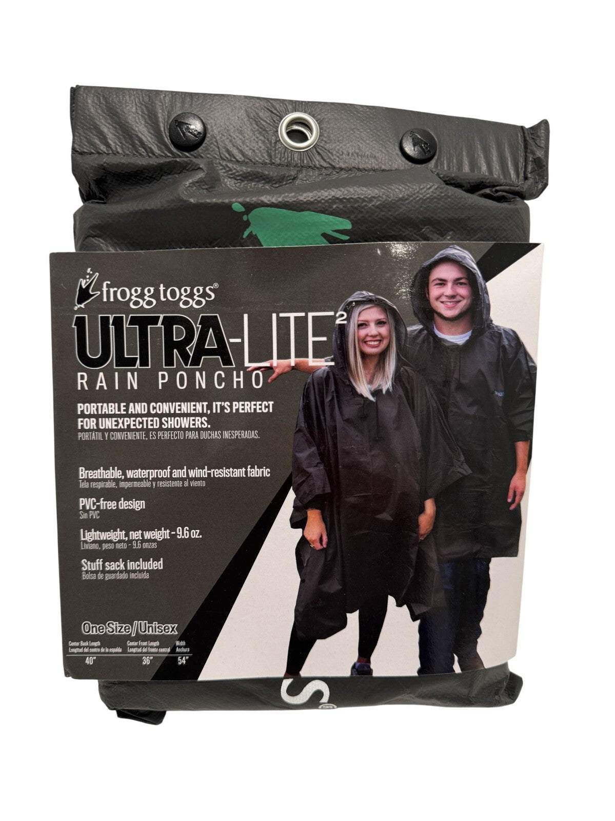 Frogg Toggs Ultra-Lite 2 Unisex Rain Poncho Suit