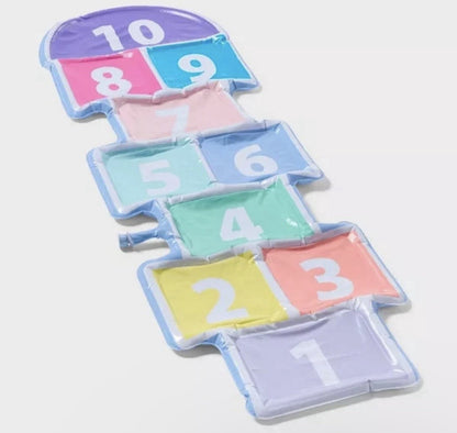 Sun Squad Hopscotch game featuring multi pastel colors