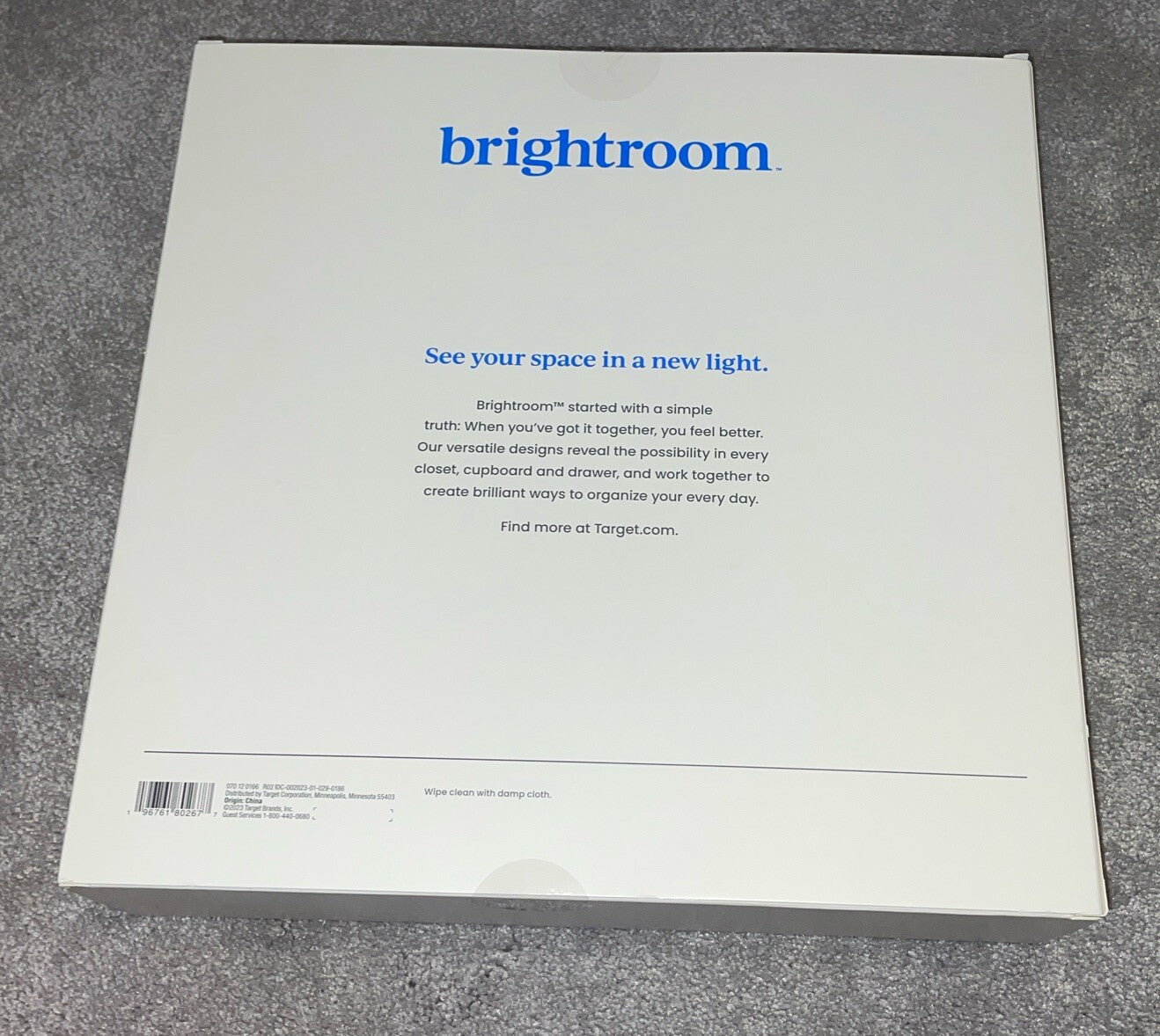 Brightroom Bamboo Plastic Bag Organizer