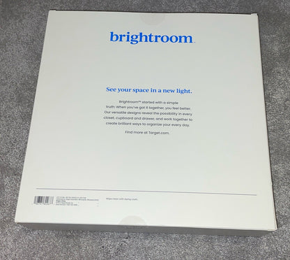 Brightroom Bamboo Plastic Bag Organizer