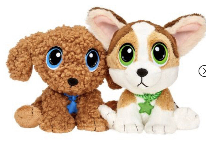 MGA Entertainment Rescue Tales Babies BFF Corgi & Goldendoodle Plush