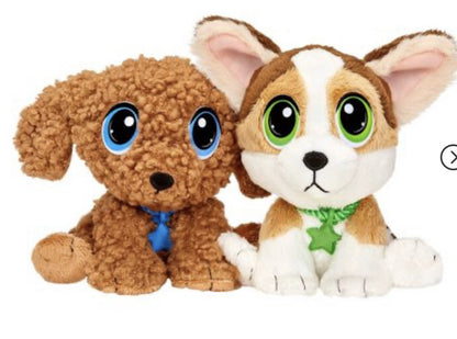 MGA Entertainment Rescue Tales Babies BFF Corgi & Goldendoodle Plush