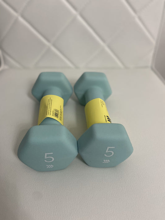 5 lb dumbbell set, new condition, ready for fast shipping