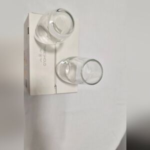 Threshold Stemless Champagne Glasses Set